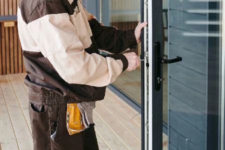 Cleaning And Polishing Glass Door Installation in Hialeah, FL